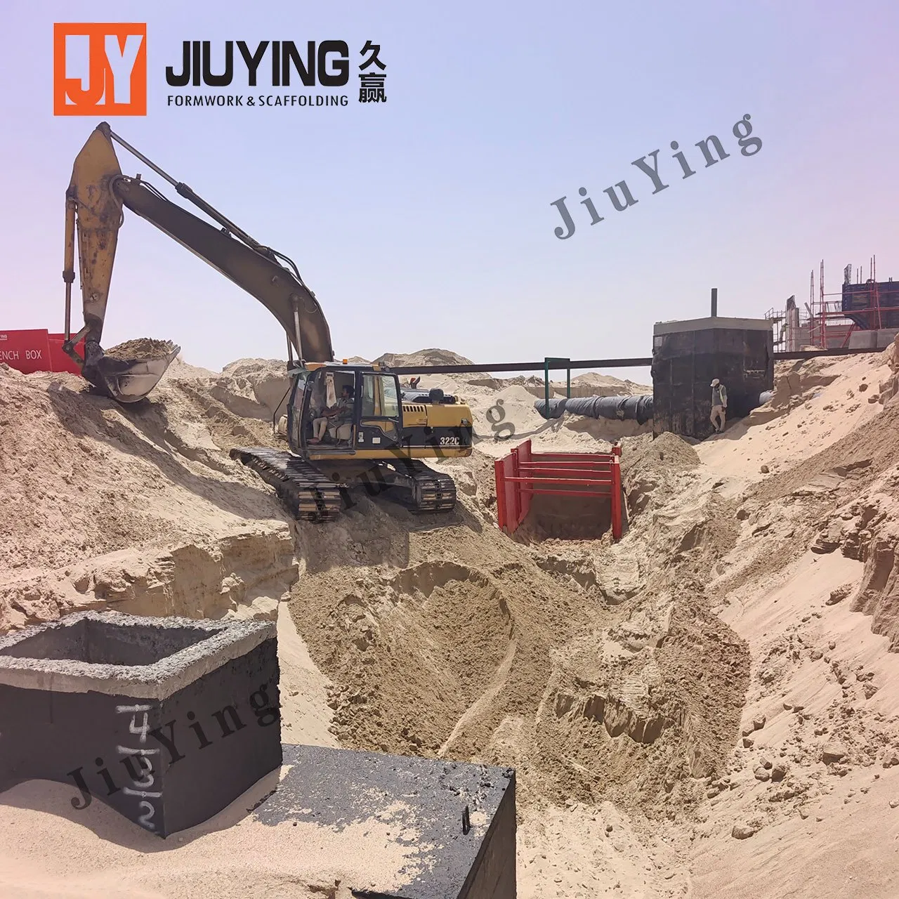 Durable Aluminum Trench Shoring System for Safe Excavation Projects