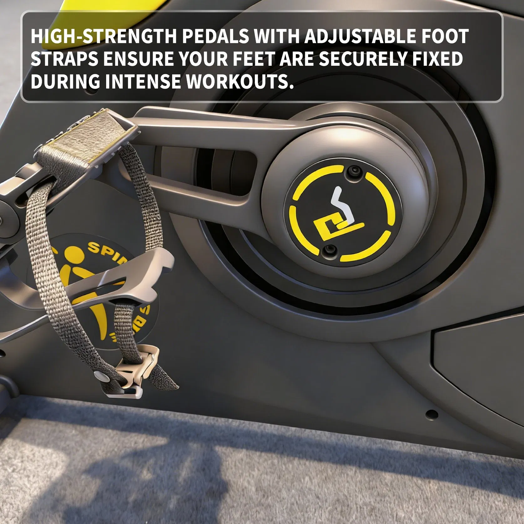 Heavy-Duty Steel Construction Transport Wheels Compact Design Small Spaces Hotel Apartment Cardio Fitness Equipment