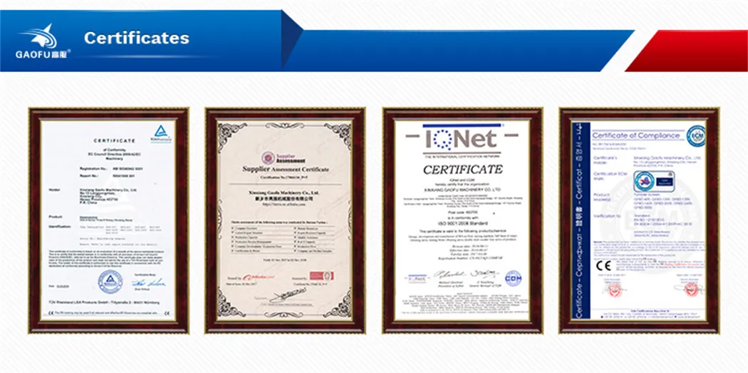 Certifications