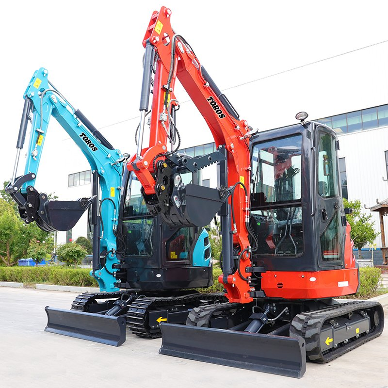 Cheap Price 3.5ton Mini Excavator Hydraulic Earthmoving Roadworks Compact Bagger EPA Certification Crawler Mini Excavator 1ton