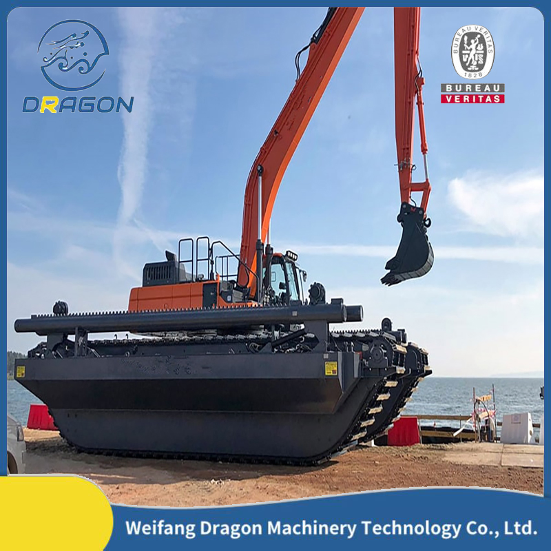 Hot Sale Amphibious Weed Harvester/Backhoe Dredger Equipment with Lower Price