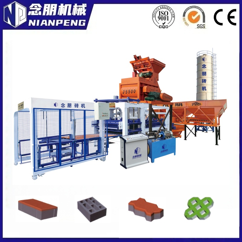 Smart-Operation Automated Qt6-15b Brick Making Machine for Construction Sites
