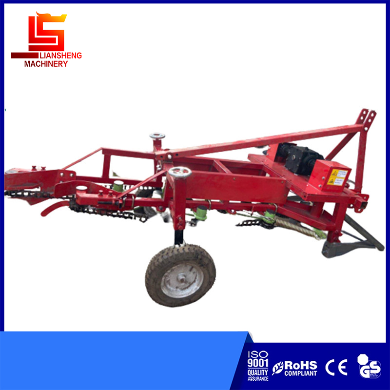 Groundnut Digger Four-Wheel Supporting Power Peanut Harvester Earth Peanut Digging Machine Plant Harvesting Machine