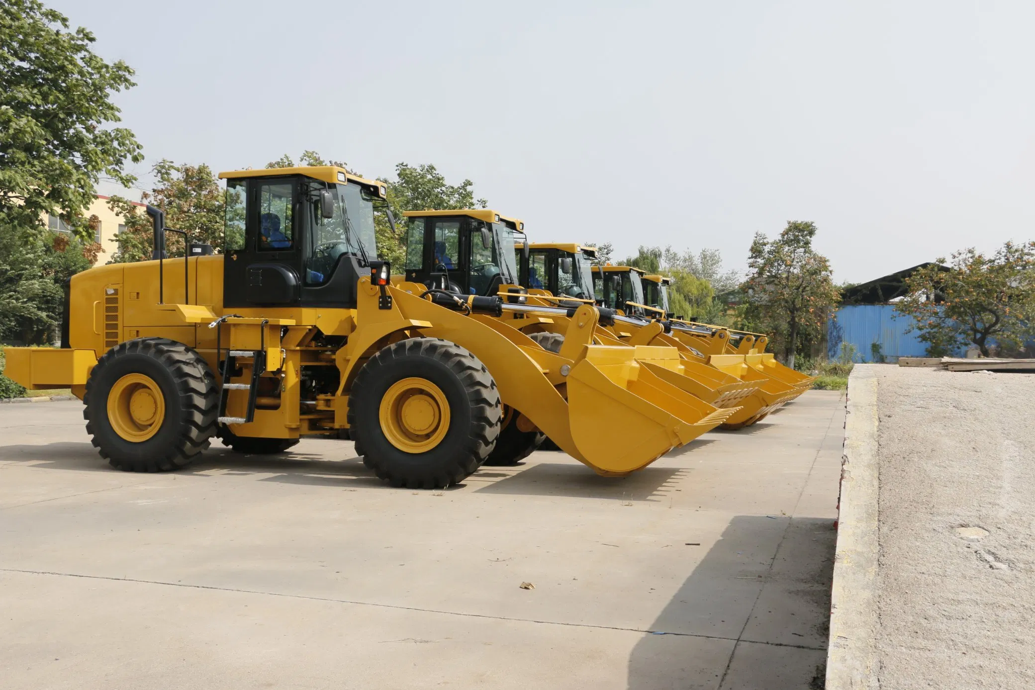 Luqing 5ton Mini Small Big Compact China Small Farming Portable Construction EPA CE Front End Wheel Loader Earth Moving Machine for Sale