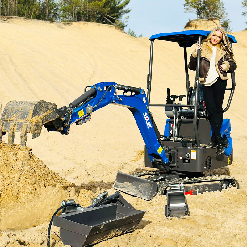 Multi Functional 1.2-Ton Small Excavator, Multi-Purpose Tracked Small Excavator Construction Machinery