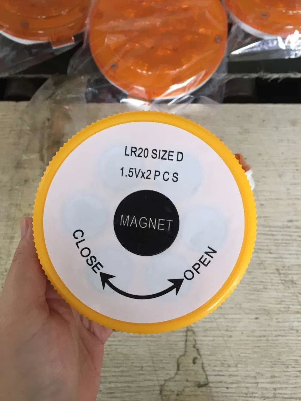 Warning light structure