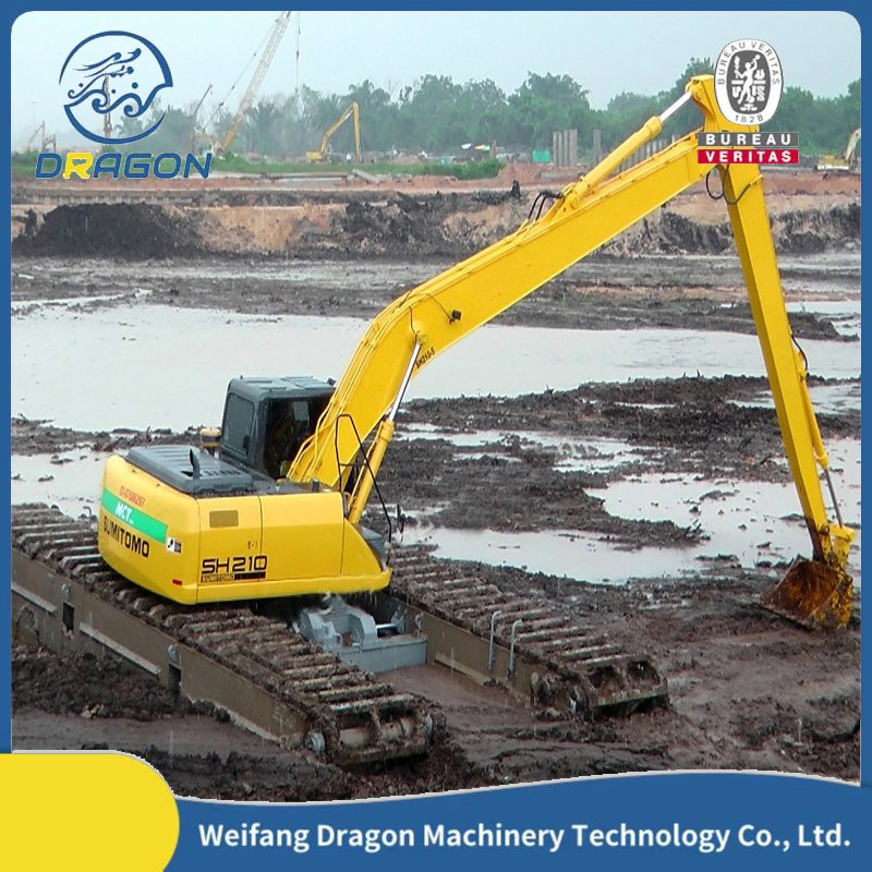 Hot Sale Amphibious Weed Harvester/Backhoe Dredger Equipment with Lower Price