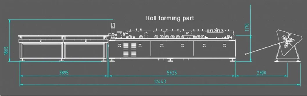 Smart House Construction Light Steel Frame Machine