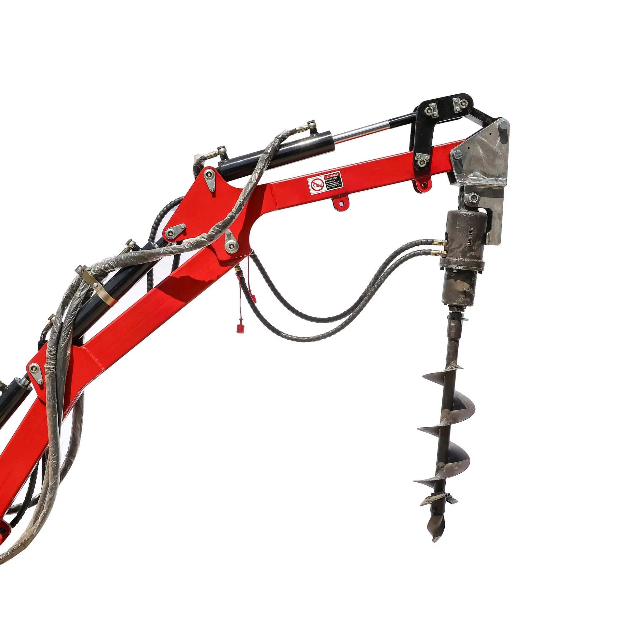 China Factory Portable Movable Gas Self Powered Self-Propelled High Efficient Mulfunctional Earthmoving Hydraulic Electric ATV Towable Backhoe Machine