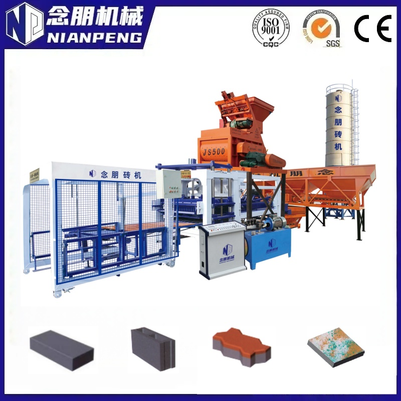Smart-Operation Automated Qt6-15b Brick Making Machine for Construction Sites