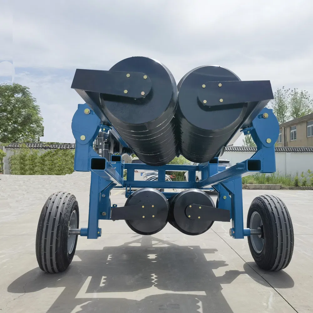 Cr4500-Cr7500 Tractor Traction Hydraulic Folding Agricultural Compacting Suppression Crumble Roller Compaction Roller Machine Compactor with Solid Roller
