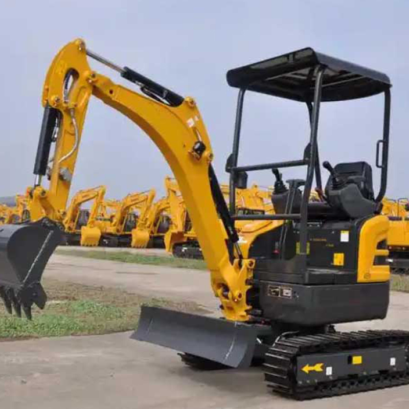 Small Micro Mini Earth Moving with Bucket Construction Machinery Excavator