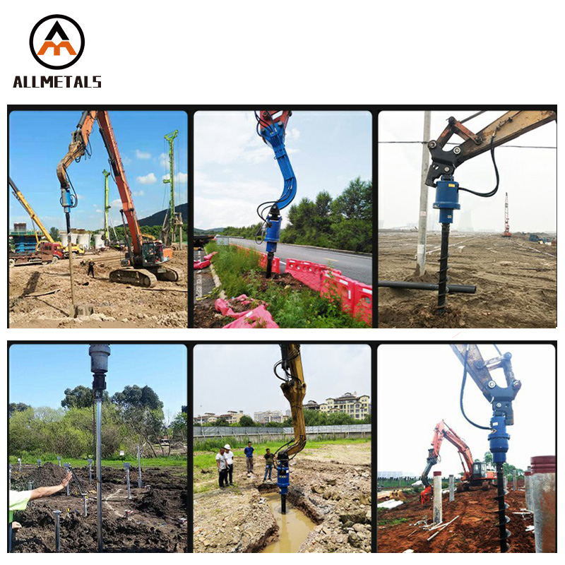 Drilling Head System for Soil Excavation and Post Hole Foundation Projectszax330, Zax350, Zax400,Ec360LC, Ec380,R300LC, R330LC, R375,Dh420, Dx350, Dx380,Sk400,