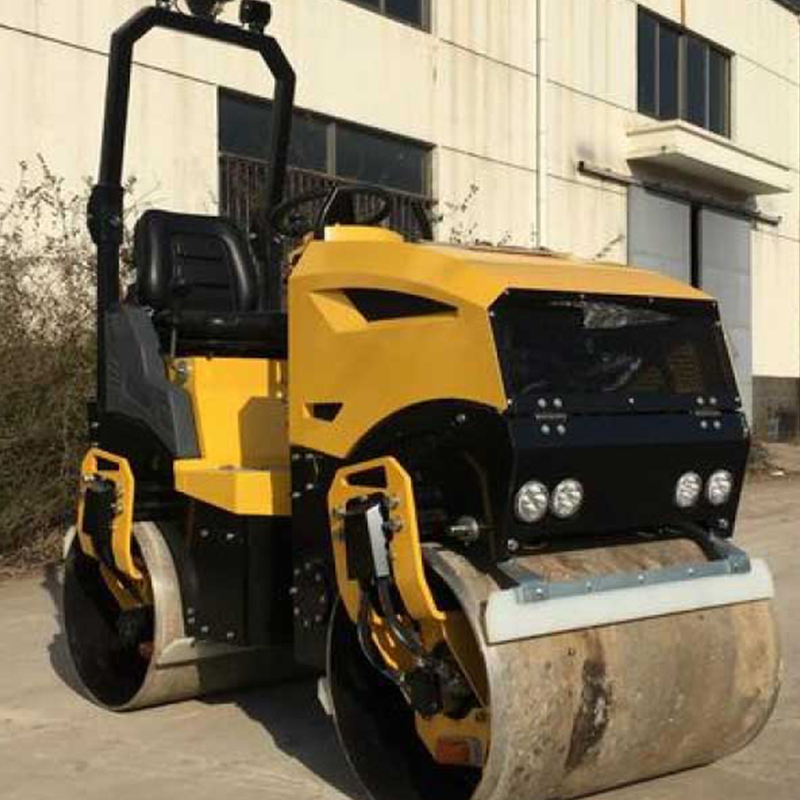 Small Road Roller Earth Moving with Micro Excavator Attachment Construction Machinery