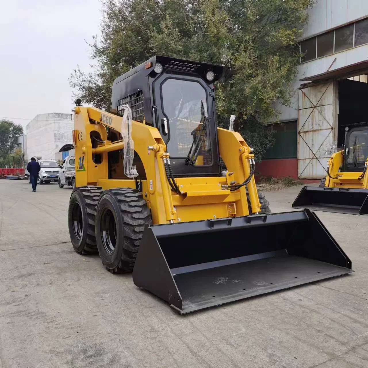 Construction Equipment Earthmoving Machinery 60HP Jc60 Skid Steer with Multifunction Accessories for Sale