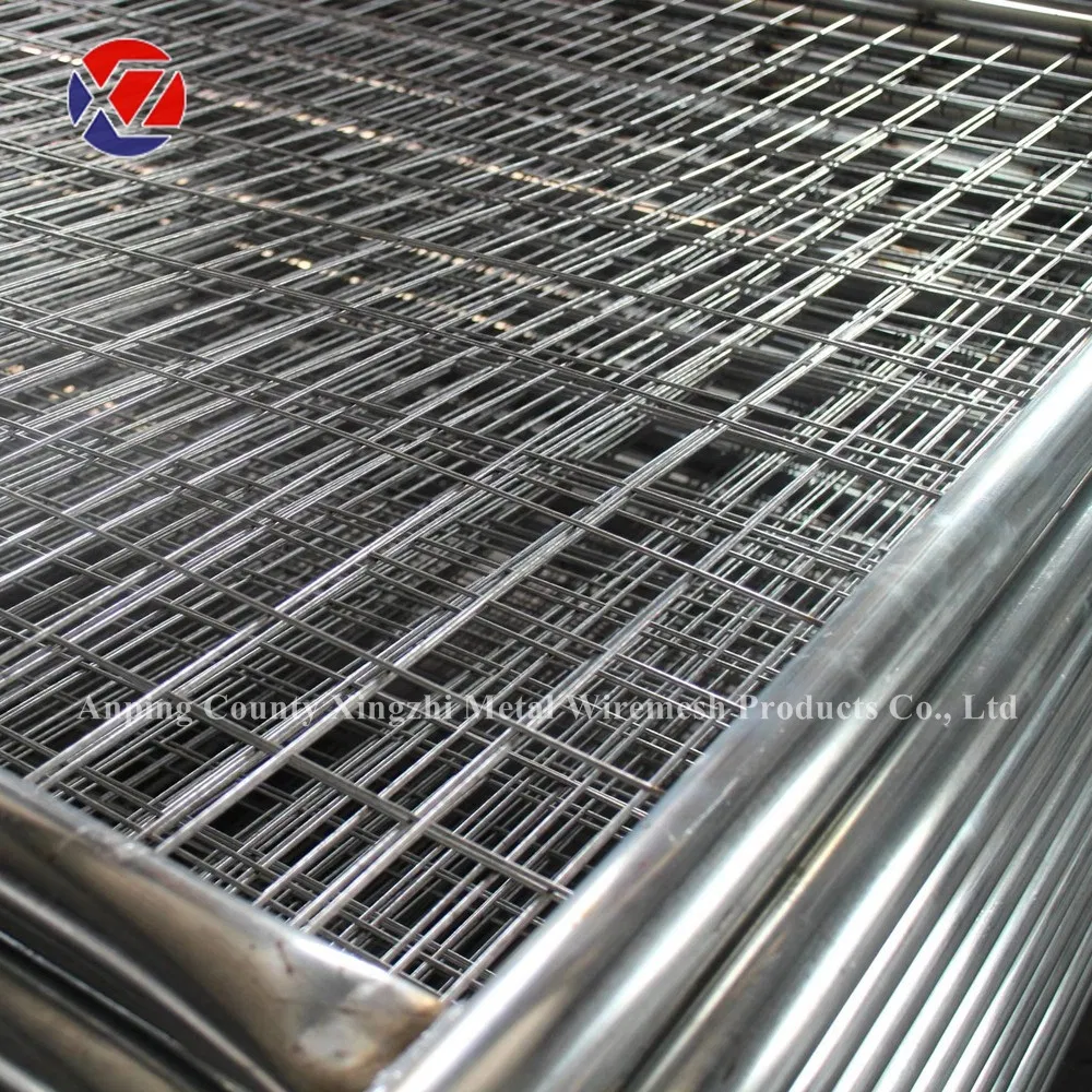 Construction Sites and Roadworks Galvanized Portable Temporary Fence