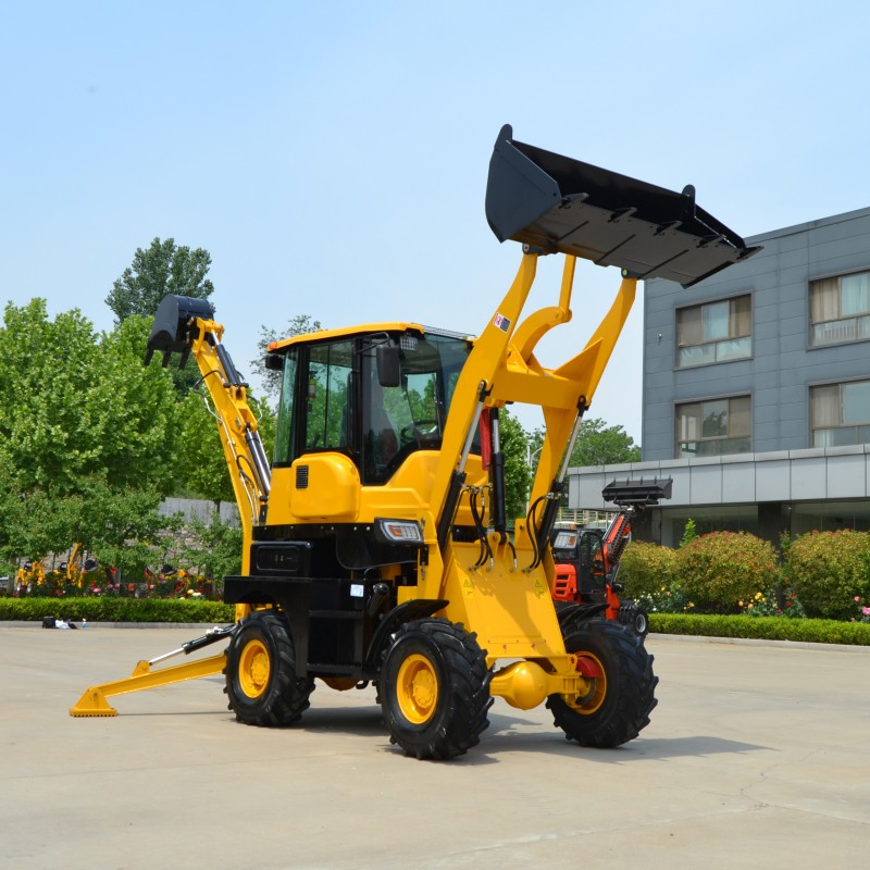 2023 China 1.0/0.3m3 Backhoe Mini Backhoe Loader Earth Moving Machine Factory Price