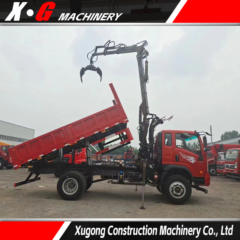 Heavy-Duty Log Loader with Durable Forest Trailer System