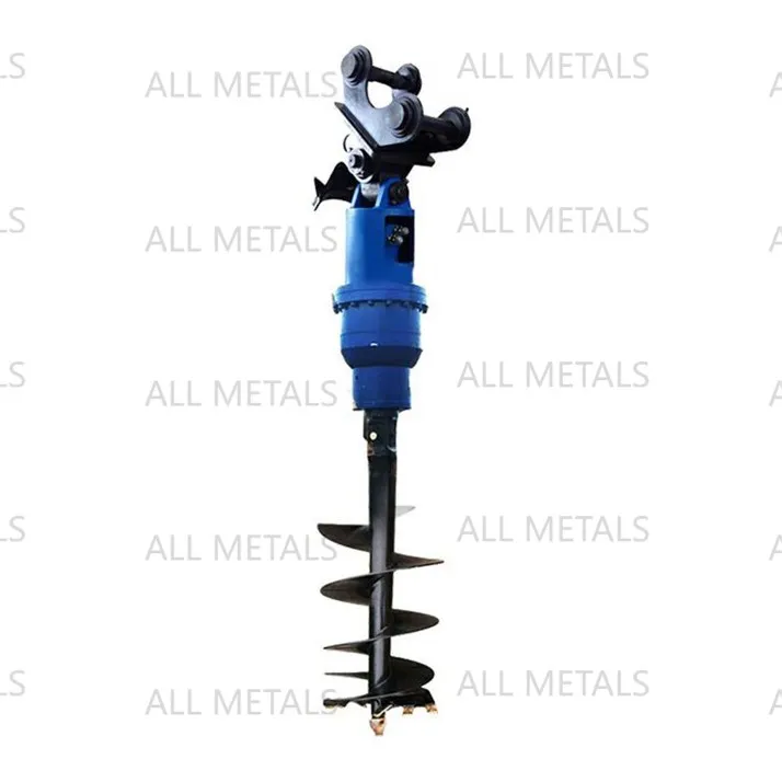Excavator Auger Attachment