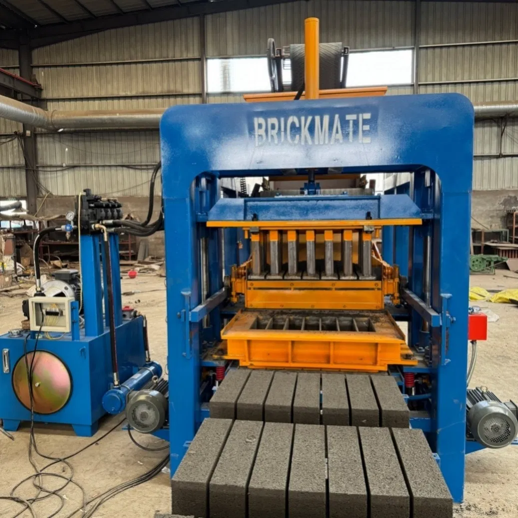 Fast Production Qt4 15 Brick Machine for Intertile Brick Manufacturing in Urban Construction