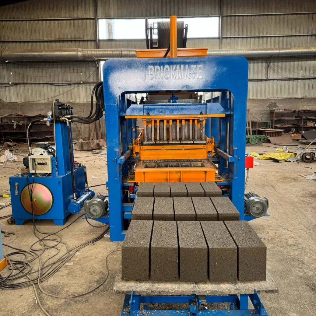 Fast Production Qt4 15 Brick Machine for Intertile Brick Manufacturing in Urban Construction