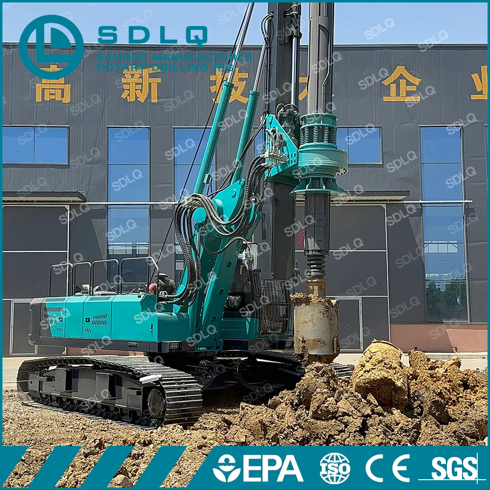 SDLQ LQR-150 2000mm Bore Pile Rotary Drilling Rig – Road &amp; Bridge Foundation Machine