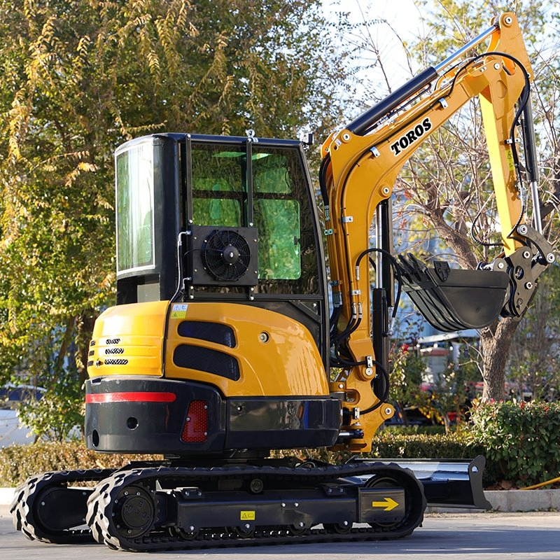 Cheap Price 3.5ton Mini Excavator Hydraulic Earthmoving Roadworks Compact Bagger EPA Certification Crawler Mini Excavator 1ton