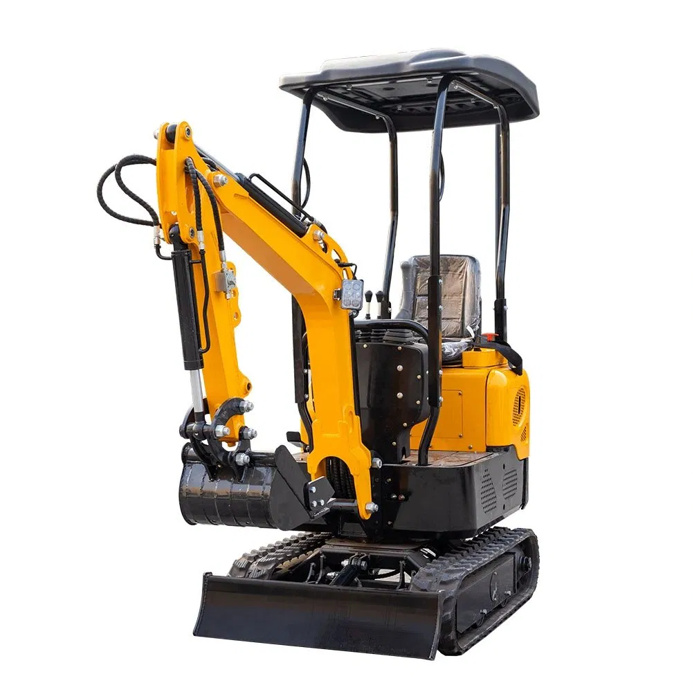 Barren Mountain Compact 1 Ton Mini Excavator for Heavy-Duty Roadwork
