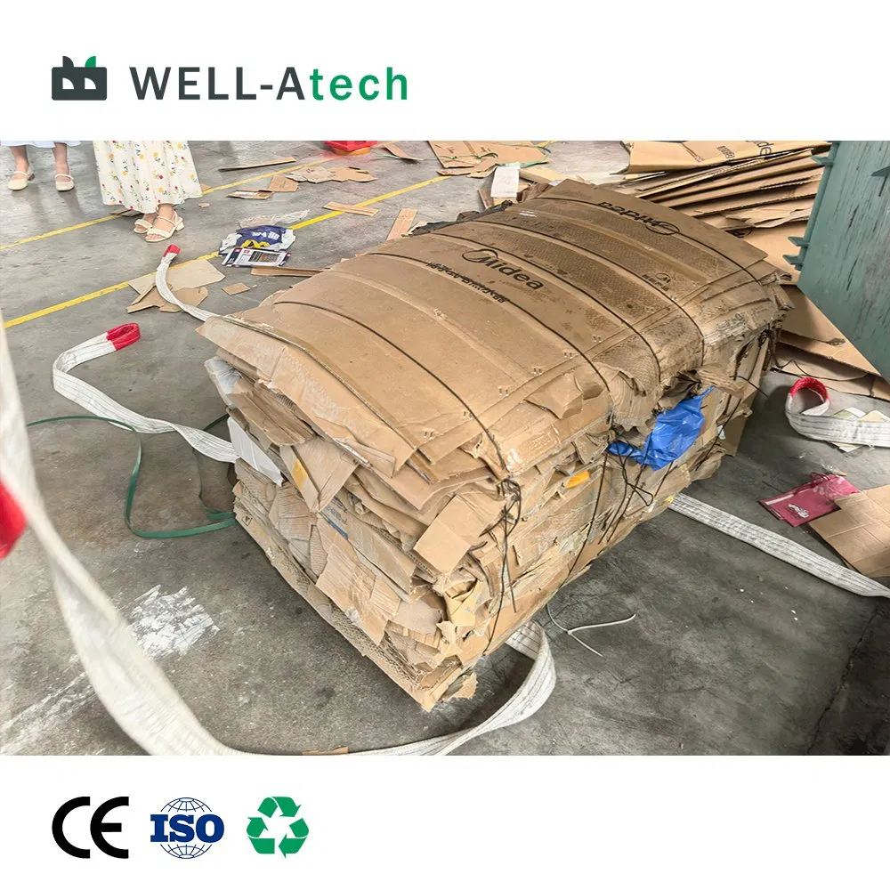 Vertical Baling Machine Small Hydraulic Waste Compactor for Recycling