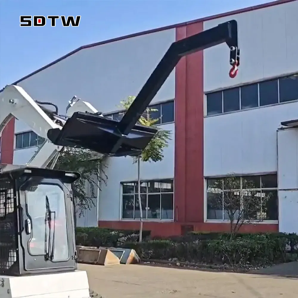 Sdtw Crawler Skid Steer Loader 700kg 1000kg 1200kg Multi-Purpose Attachment Equipment for Sale