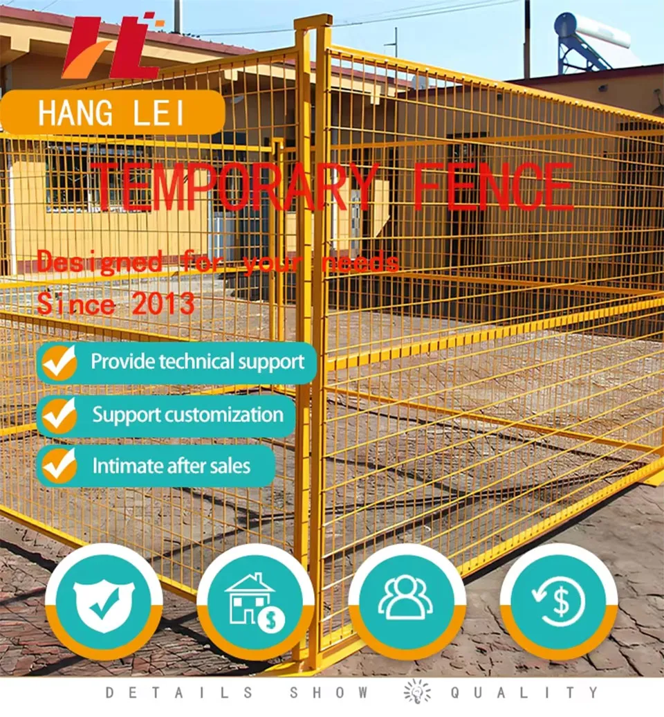 DOT Compliant Canada Temporary Fence