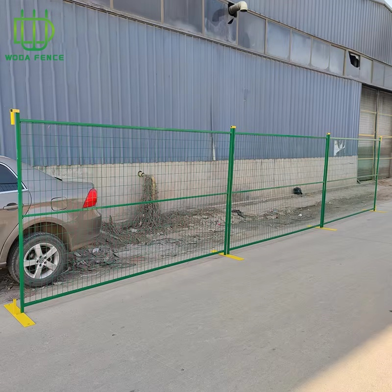 Heavy-Duty Durable Modular Canada Temporary Fence for Roadwork Rental