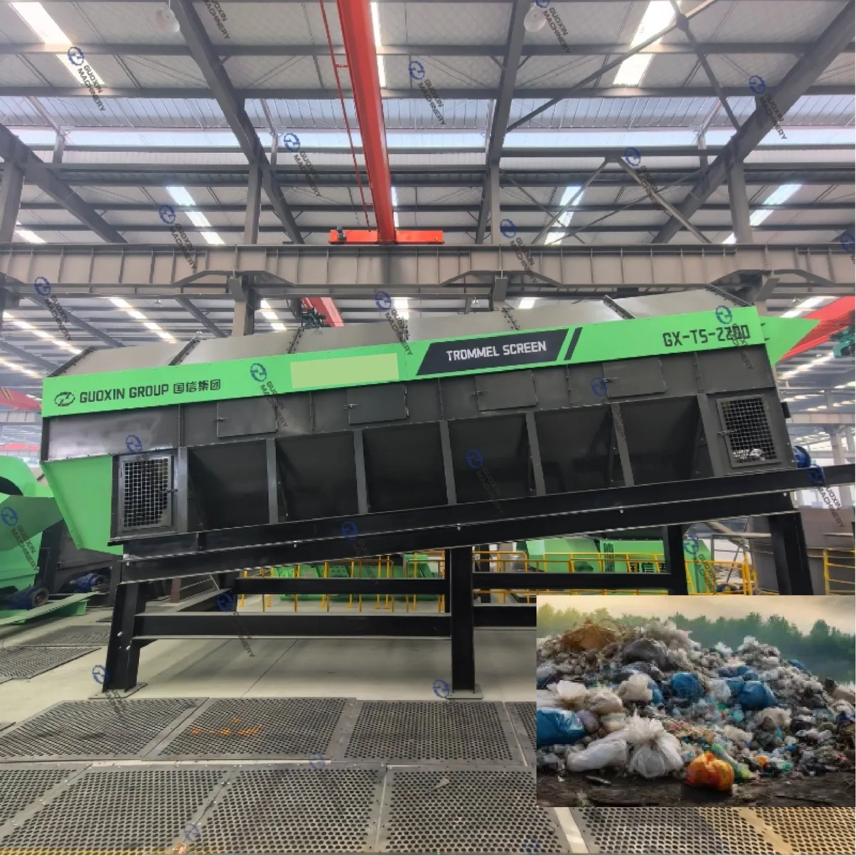 Municipal Waste Management Solutions with Integrated Sorting Technology