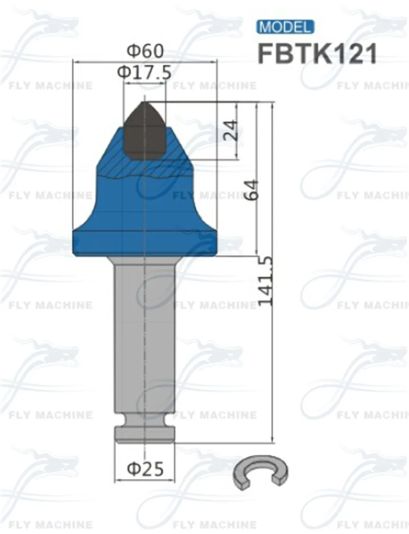 Constraction Btk121 Conical Mining Bit