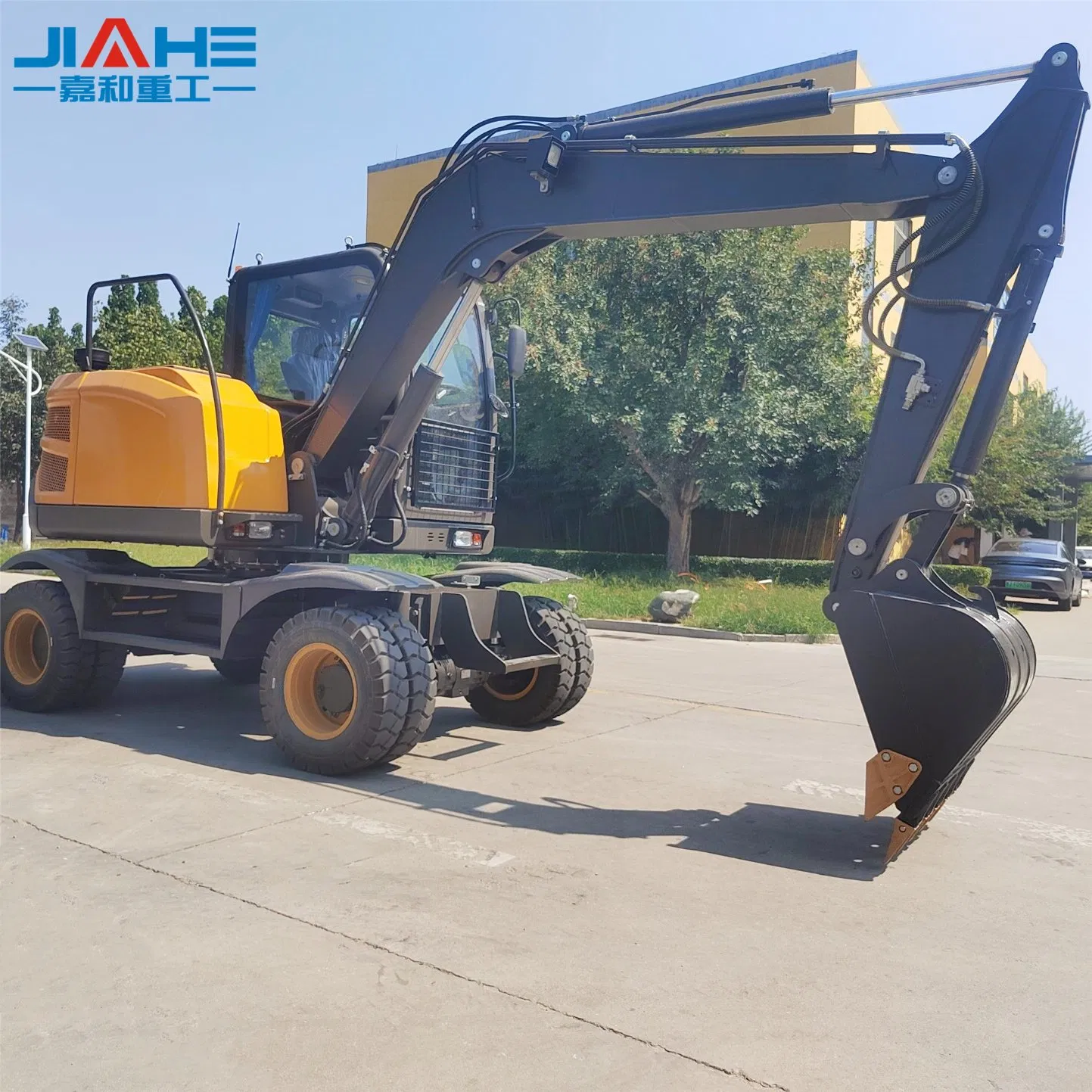 Jiahe Jh9065 6t Digger Roadwork, Pipeline Installation &amp; City Construction 6.5t Wheeled Excavator