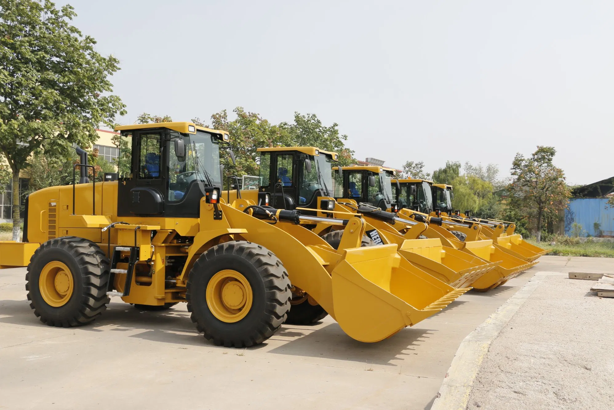 Luqing 5ton Mini Small Big Compact China Small Farming Portable Construction EPA CE Front End Wheel Loader Earth Moving Machine for Sale