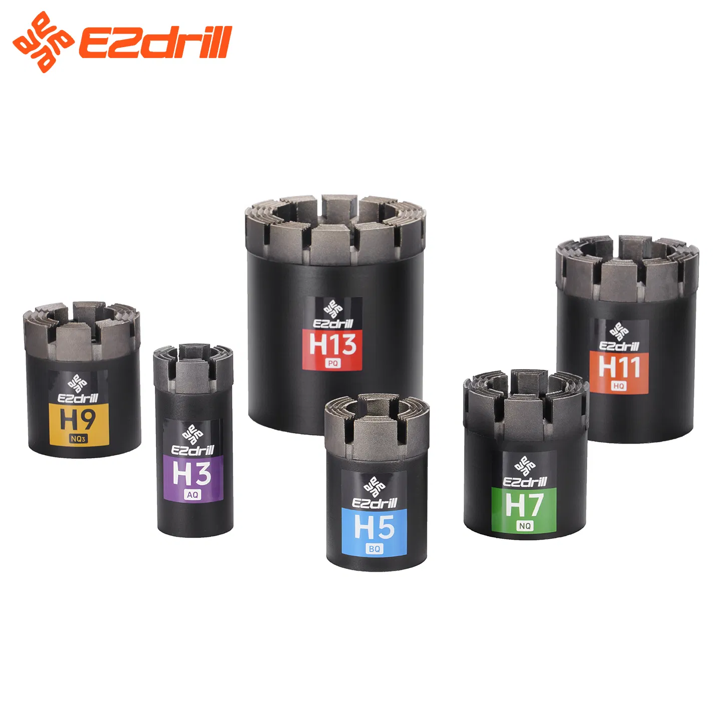 Ezdrill Aq/Nq/Bq/Hq/Pq/Hard Rock Mining Rock Coring Rig Diamond Impregnated Core Drill Bits