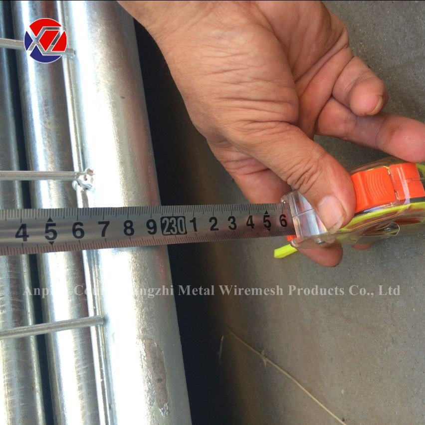 Construction Sites and Roadworks Galvanized Portable Temporary Fence