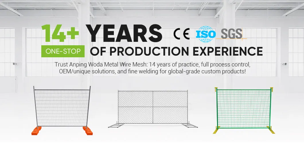 Heavy-Duty Modular Canada Temporary Fence