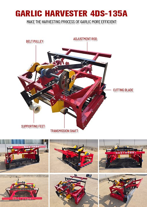 Agricultural Machinery Garlic Digger for Medium Farm
