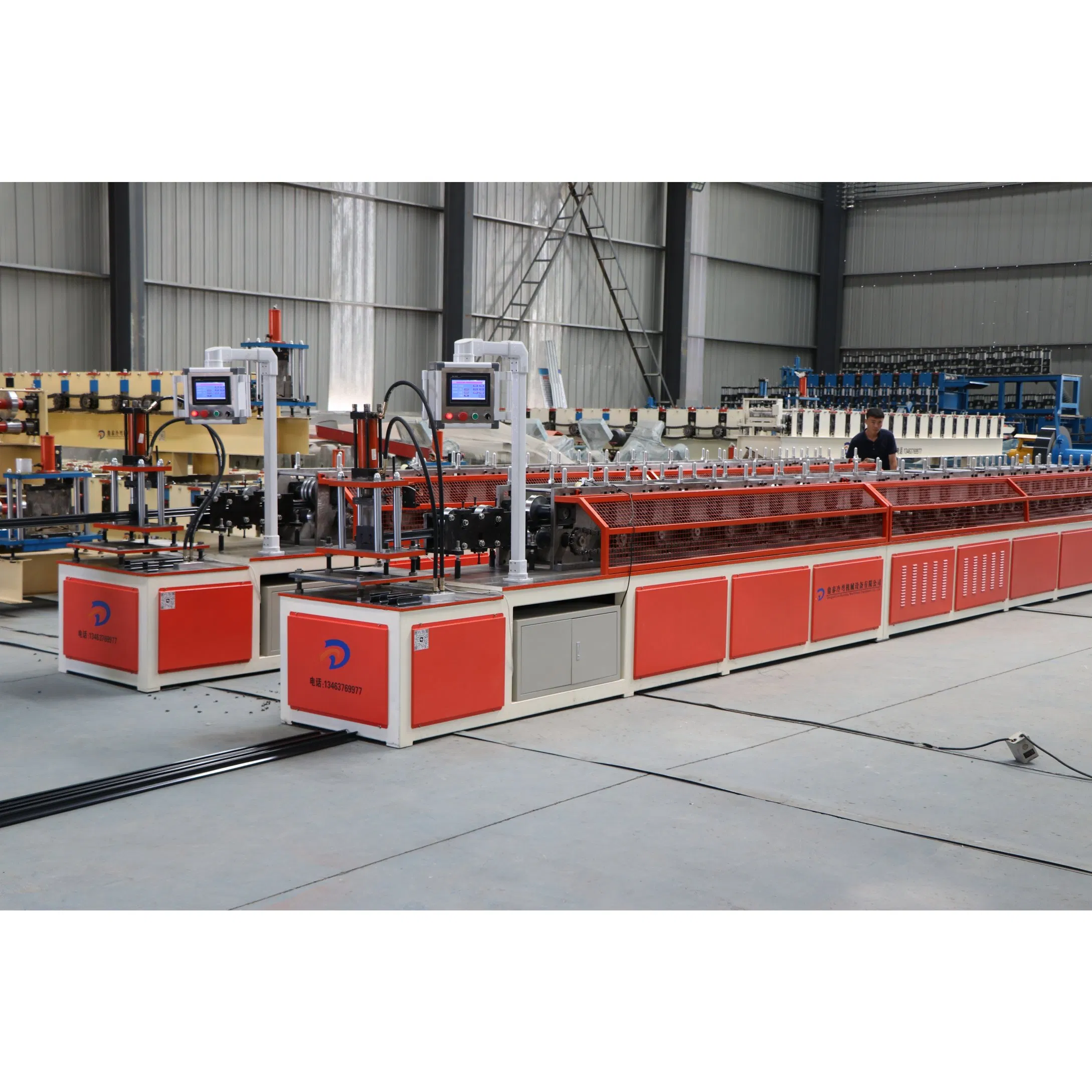 Automatic Temporary Fence Making Machine for Roadwork Safety Equipment