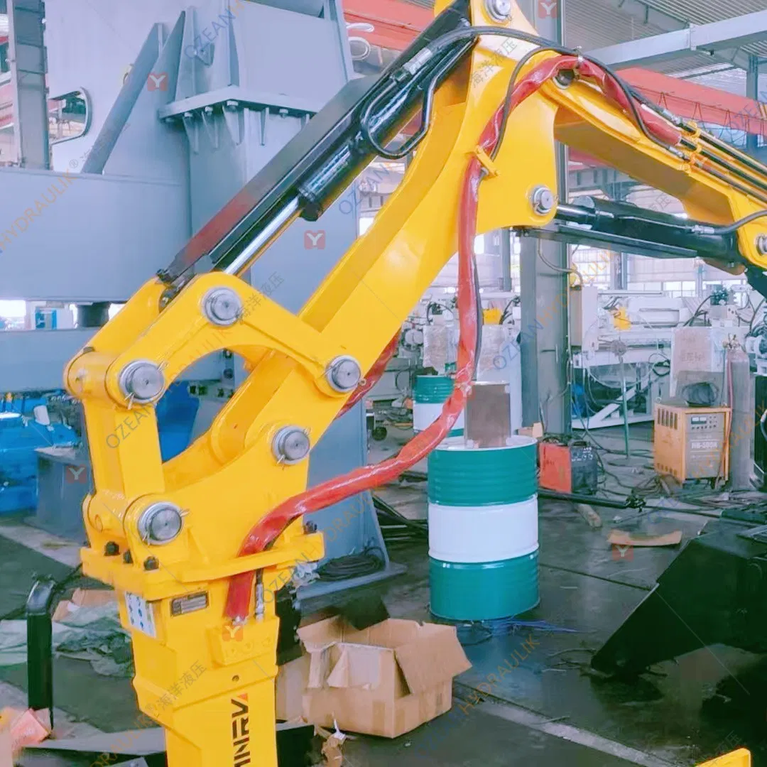 Telescopic Arm Ladle Slaging Equipment for Slag Skimming From Ladle