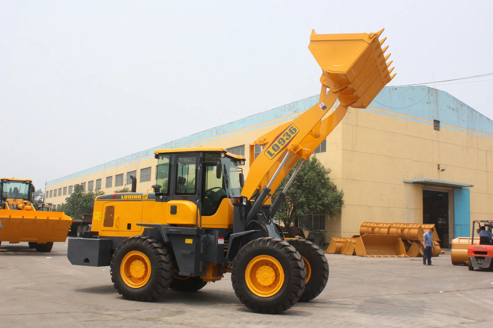 China 3ton Lq936 Construction Machinery Wheel Loader with Cummins Engine