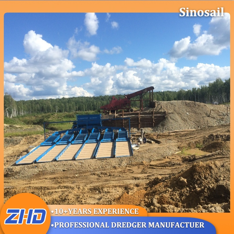 China Customized New Flotation Machine Washing Mining Equipment Gold Trommel Plant Zhgwp-100