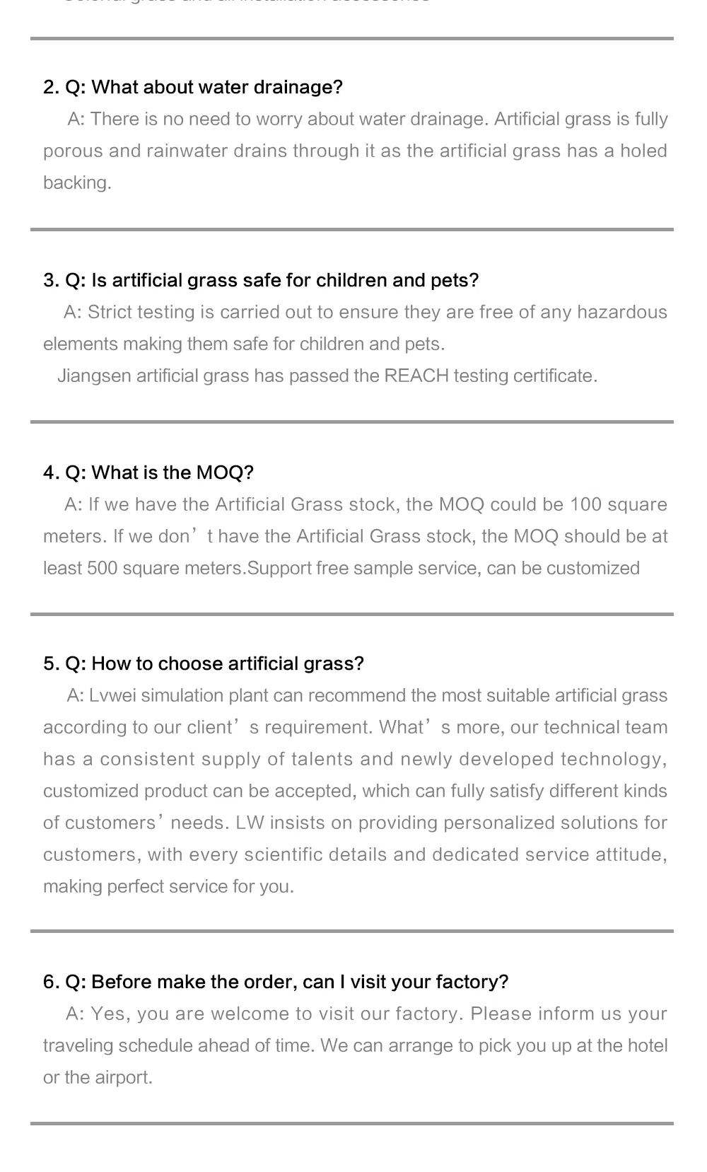 International Standard Grass