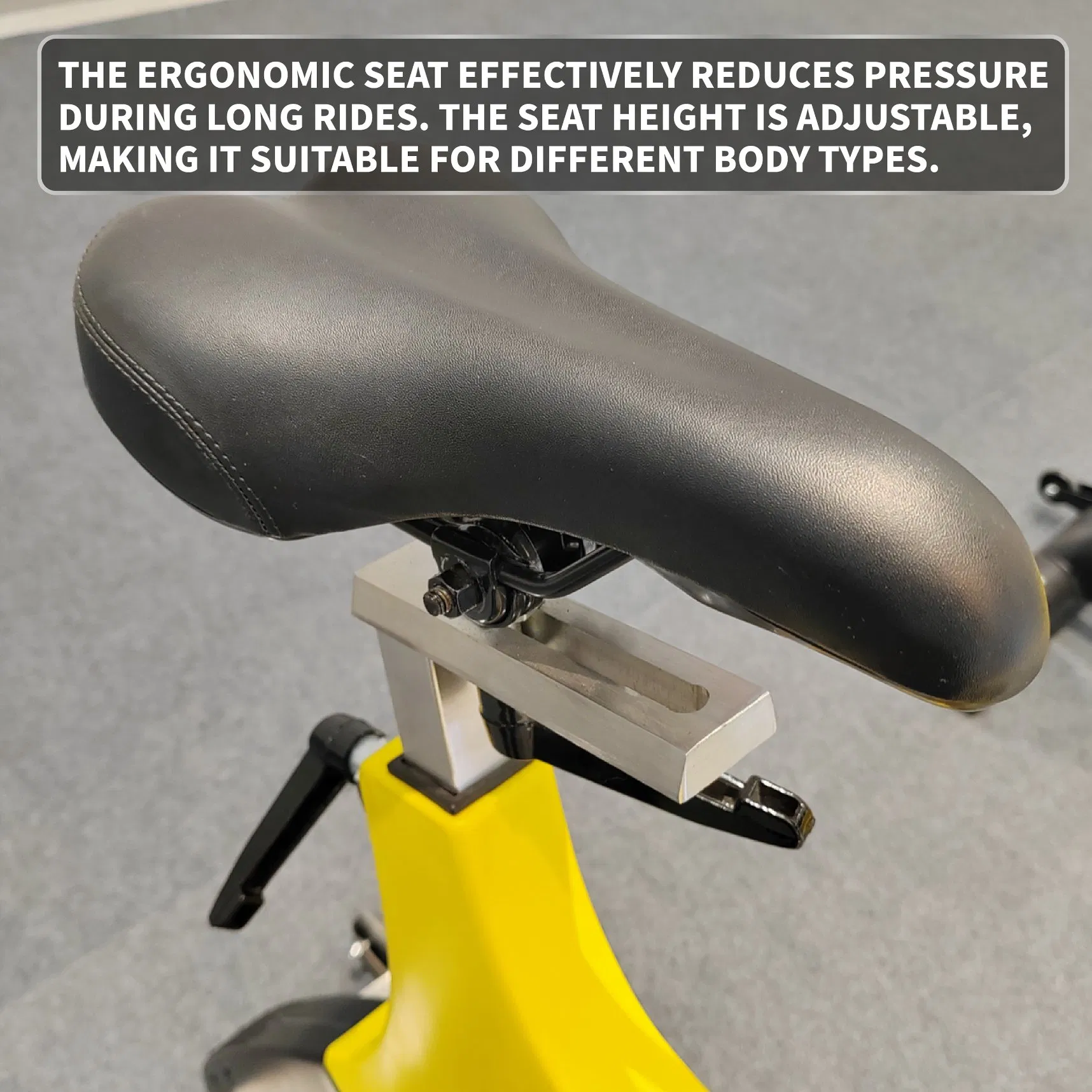 Heavy-Duty Steel Construction Transport Wheels Compact Design Small Spaces Hotel Apartment Cardio Fitness Equipment