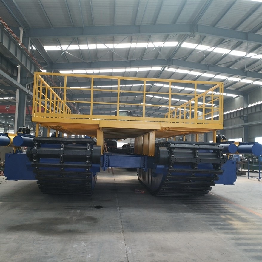 Amphibious Undercarriage System for Custom Floating Excavator Tracks