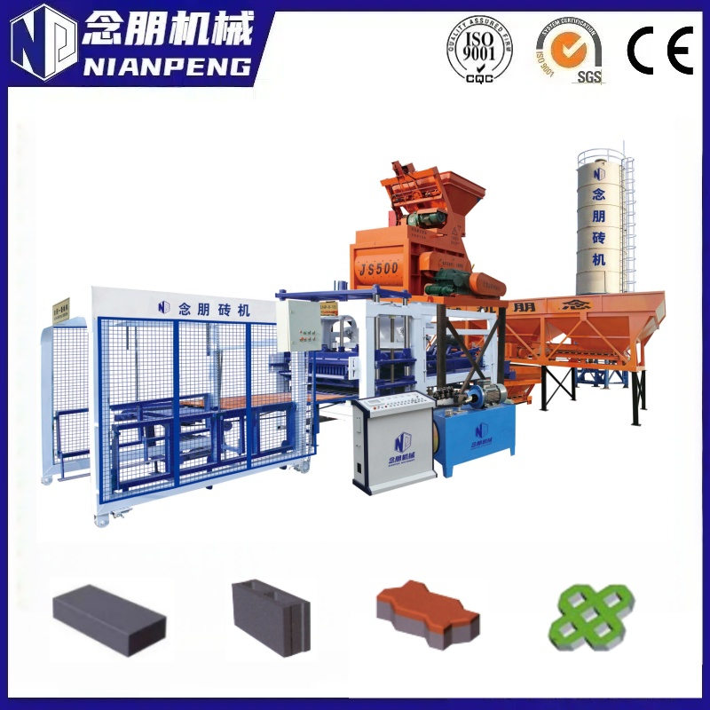 Smart-Operation Automated Qt6-15b Brick Making Machine for Construction Sites