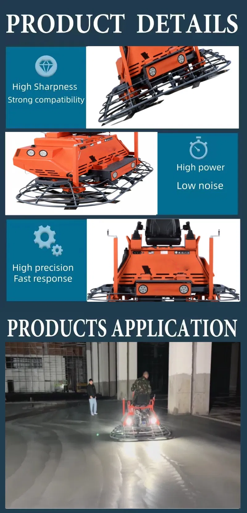 High-Performance Ride-on Power Trowel