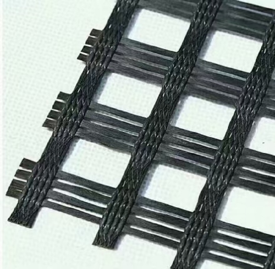 High-Strength 50kN 100kN Biaxial Fiberglass Geogrid for Roadworks Highways and Driveway Paving Fiber Glass Mesh Geogrid